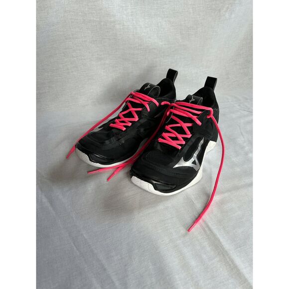 Women's Mizuno Wave Momentum 2 Volleyball Sneakers Size 8.5, Black - Picture 1 of 7